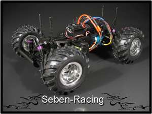 this seben racing rc car goes about 25mph and provides