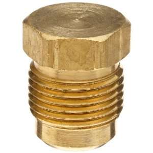 Anderson Metals Brass Tube Fitting, Plug, 5/8 Tube OD  