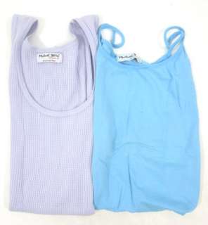 LOT 2 MICHAEL STARS Purple Sleeveless Shirt One Size  
