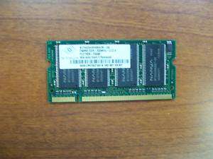 NANYA RAM 256 MB DDR 333MHZ PC2700S NT256D64SH8BAGM 6K  