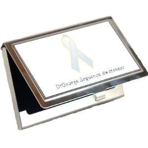 DiGeorge Sequence Awareness Ribbon Business Card Holder 