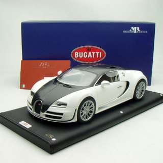 18 MR Collection Bugatti Veyron Super Sport Matt White W Carbone 