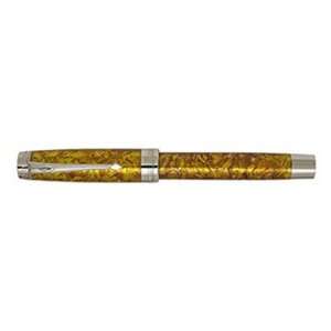   Conway Stewart Sterling Silver Rollerball Pen (Amber)
