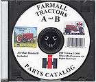 FARMALL SUPER A and AV PARTS CATALOG PDF Manual items in Vintage 