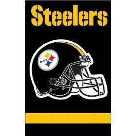 Pittsburgh Steelers 44 X 28 inch Banner Flag NFL, black and yellow 