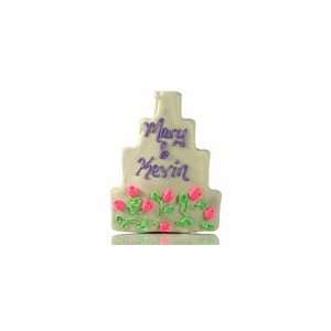   Rose Garden Wedding Cake Cookie Favor