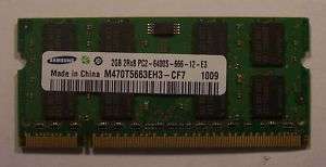 New Samsung 2GB DDR2 2Rx8 PC2 6400S 666 800MHz 200 pin  