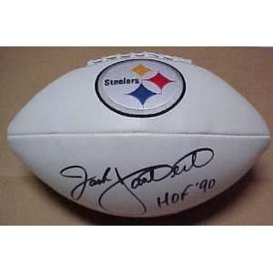  Jack Lambert Autographed Pittsburgh Steelers Full Size NFL Football 