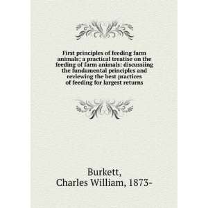   of feeding for largest returns Charles William, 1873  Burkett Books