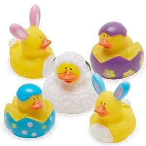   Lets Party By Fun Express Mini Easter Rubber Duckies 