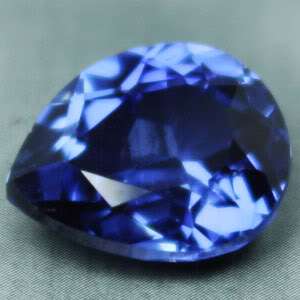   color blue shape cut pear faceted weight 3 40 ct size cut 10x8 2x5 1