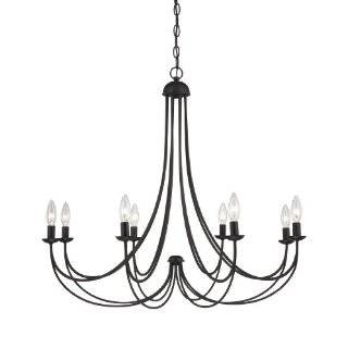 Quoizel MRN5008IB Mirren 8 Light 28 Inch H. Chain Hung Chandelier