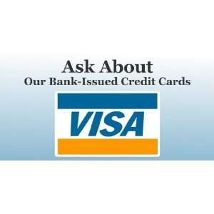    3x6 Vinyl Banner   Bank Issued Credit Cards 