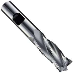 Union Butterfield 9002 Cobalt Steel End Mill, Uncoated (Bright) Finish 