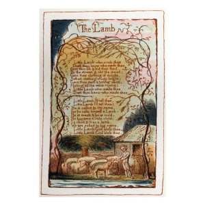 com A page from Songs of Innocence designed and written by William 