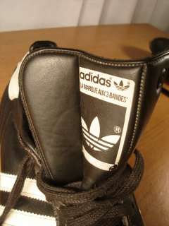 1980s Vintage ADIDAS Leather Soccer Shoes Cleats 12  