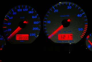 VW Golf 3, Vento glow gauges plasma tacho reverse glow plasma dials 