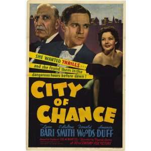  City of Chance (1940) 27 x 40 Movie Poster Style A