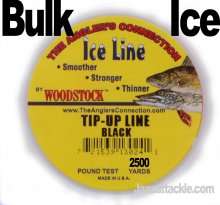 Woodstock Ice Line Bulk Spools Black and Green in 2500 yard Spools 