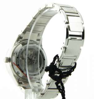 Croton Imperial Open Heart Automatic Skeleton Movement Womens Crystal 