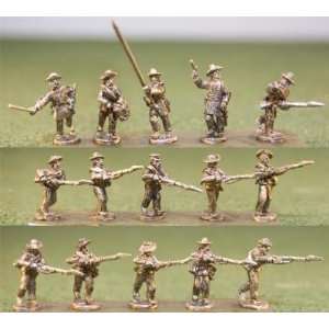  15mm ACW Confederate Infantry Charging / Blanket Roll 