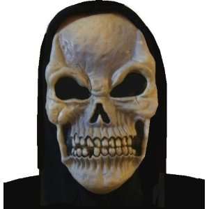 com Mask Skull Skeleton Grim Reaper Latex Glow in the Dark with Black 