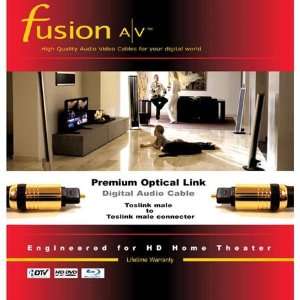  Fusion AV 5mm Optical Toslink Digital Audio Cable with 