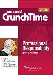 Emanuel CrunchTime Professional Responsibility, (0735599521), Steven 