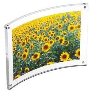   Curved MAGNET FRAME clear acrylic by Canetti   6x8