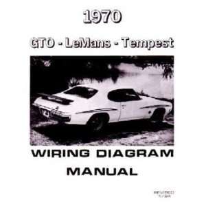  1970 PONTIAC GTO LE MANS TEMPEST Wiring Diagrams 