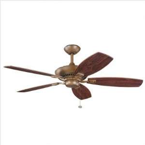 Bundle 06 52 Canfield Ceiling Fan in Antique Wood (4 Pieces) Finish 