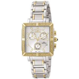   5378 Square Angel Diamond Two Tone Chronograph Watch Invicta Watches