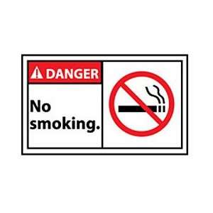    Graphic Machine Labels   Danger No Smoking Industrial & Scientific