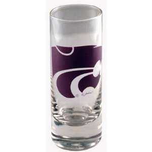  Kansas State Wildcats Shooter Glass Clear Kitchen 