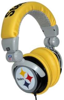   NOBLE  NFL Licensed Pittsburgh Steelers DJ Style Headphones by iHip