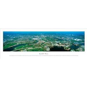  Cardiff, Wales Unframed Panoramic Photograph Wall 