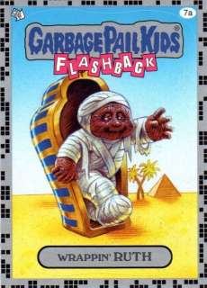 GARBAGE PAIL KIDS FLASHBACK 2 SILVER WRAPPIN RUTH 7A  