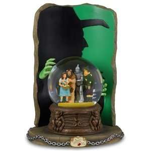 Music Box, Wizard of Oz   Four Character Waterglobe with Wicked Witch 