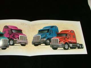 Model 387 Peterbilt Truck Tractor Sales Brochure +  
