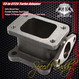   T3 CT25 TURBO/CHARGER/MANIFOLD FLANGE ADAPTER 38MM WASTEGATE WG CAST