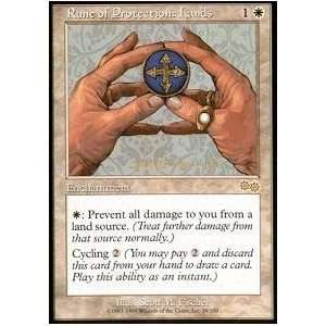 Magic the Gathering   Rune of Protection Lands   Urzas 