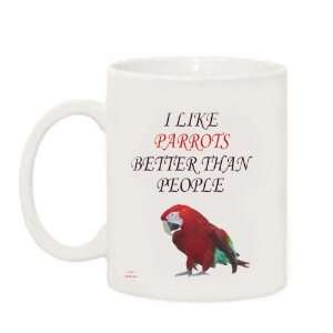  Greenwing Macaw Mug/Coffee Cup/ I Love 