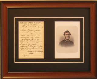 Braxton Bragg Civil War Telegram Beauregard Fr.  