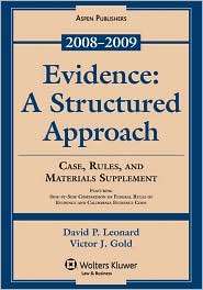 Evidence, (0735572194), David P. Leonard, Textbooks   