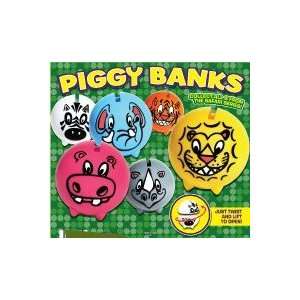  NEW Safari Piggy Banks 2 Bulk Vending Goodie Bags 100 
