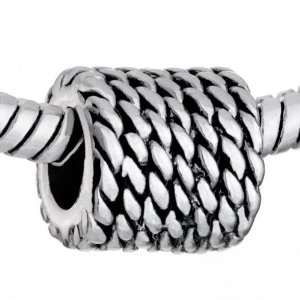  Woven Pattern Beads Fits Pandora Charm Bracelet Pugster 