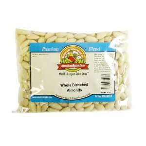 Whole Blanched Almonds, Bulk, 16 oz Grocery & Gourmet Food