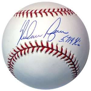  Nolan Ryan Autographed Ball   w5714 Ks Insc Sports 