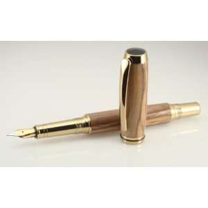  Olivewood Jr. Gentlemens Fountain Pen   Pen #530 Office 