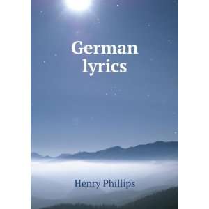 German lyrics [Paperback]